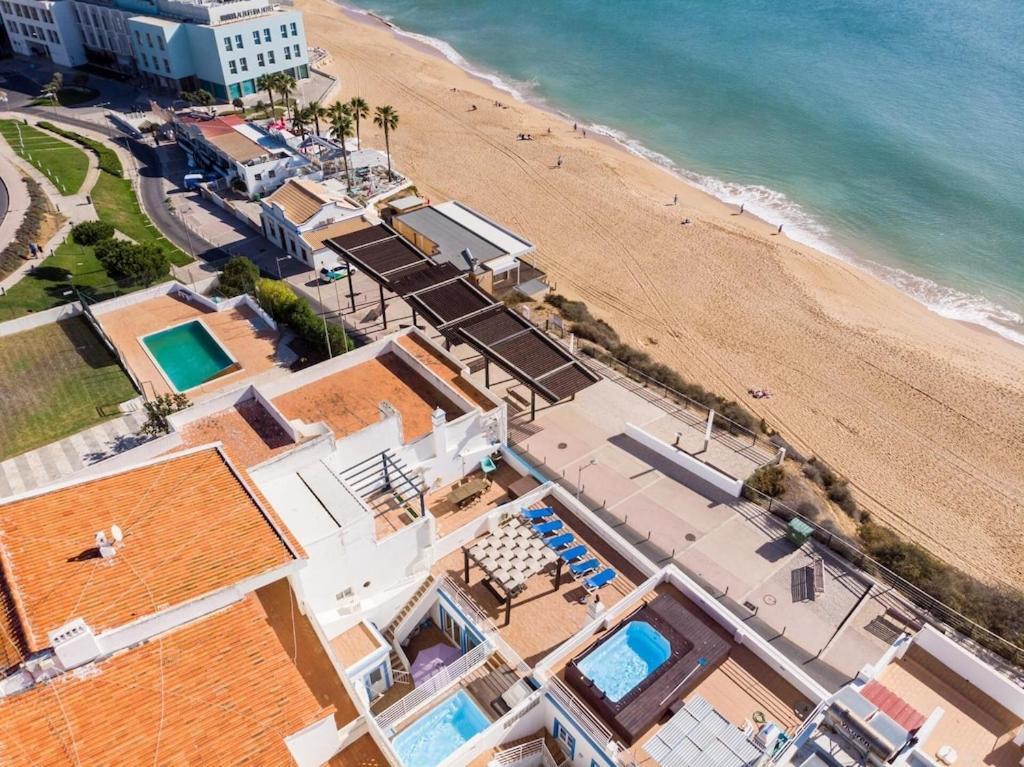Refurbished Beachfront House, Pool, Ac, Wifi, Albufeira, Sea View Buitenkant foto